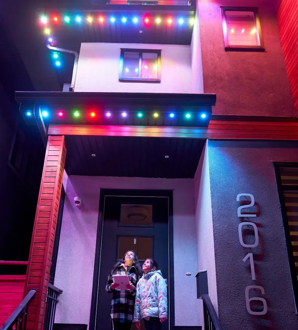 Permanent Holiday Lights Hero